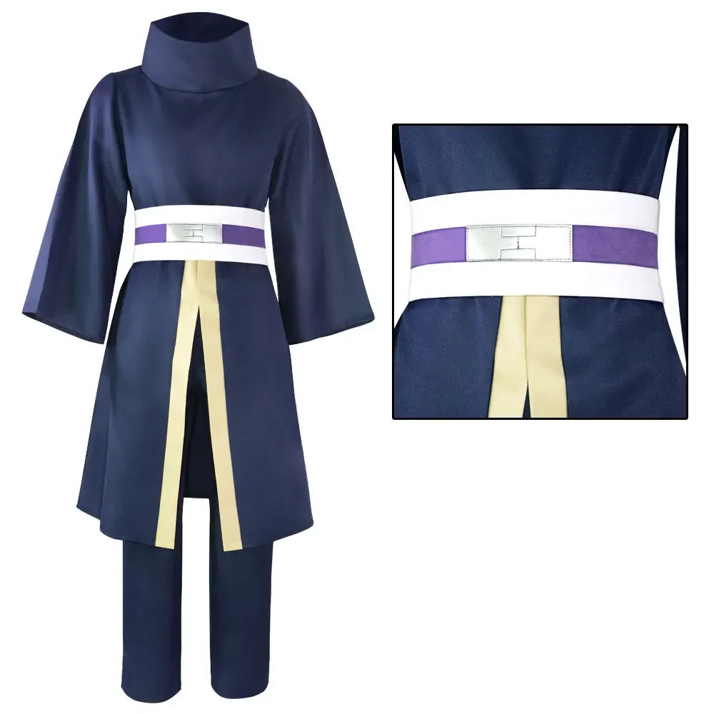 Naruto Obito Inspired Cosplay Costume – Japanese Kimono Outfit for Halloween, Festival & Stage Performance Party Roleplay