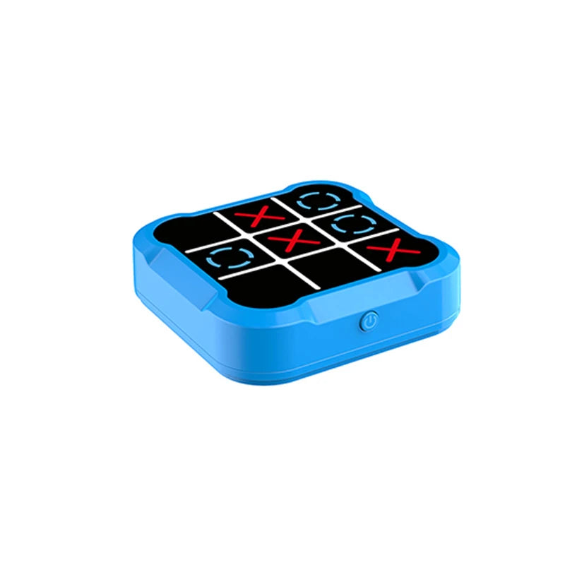 Jeu d'échecs et de morpion électronique – Jeu de société stratégique multifonctionnel pour enfants, jouet interactif d'entraînement cérébral, puzzle logique éducatif et cadeau d'activité parent-enfant amusante
