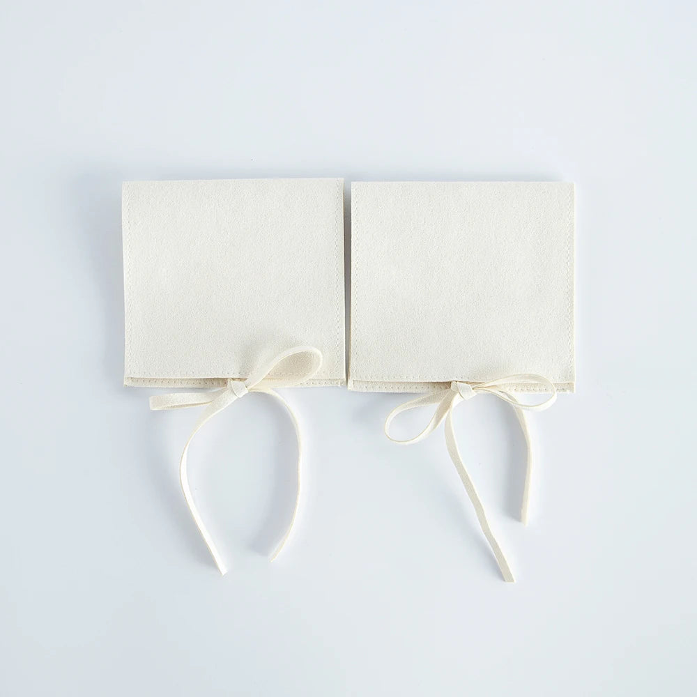 5PCS Microfiber Velvet Jewelry Gift Bags – Soft Pouches for Earrings, Necklaces, Wedding Favors, Christmas, Candy & Gift Packaging