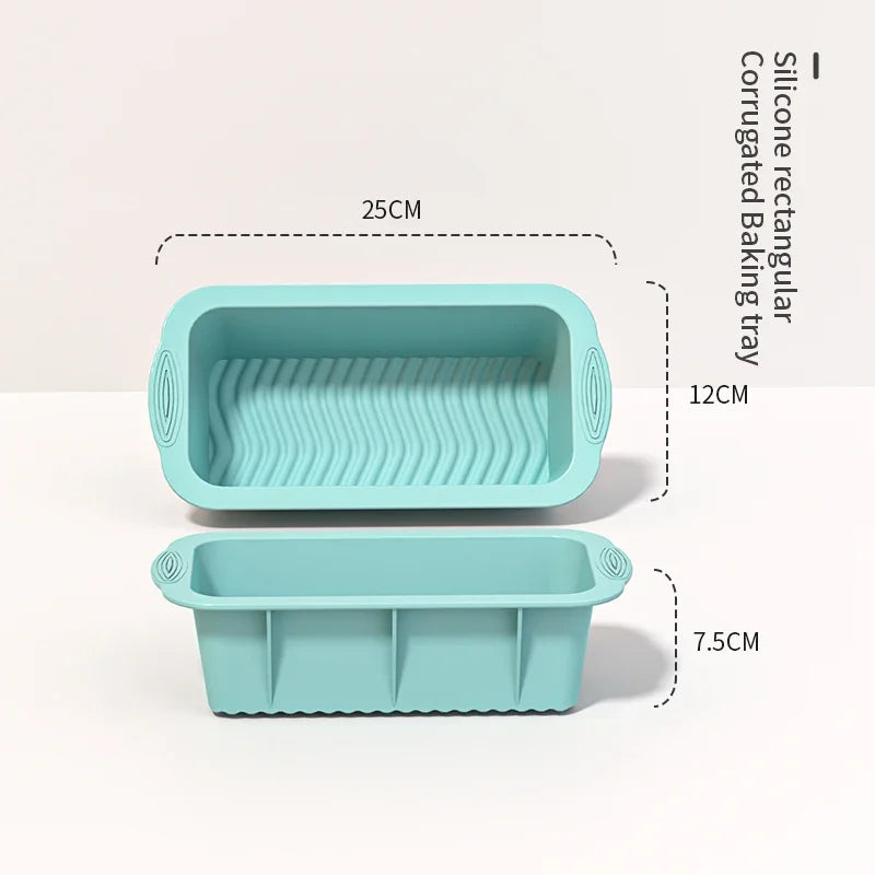 Reusable Silicone Cake Pan – High-Temperature Resistant Non-Stick Baking Mold for Jelly, Cakes & Pastries, Flexible Kitchen Baking Tray