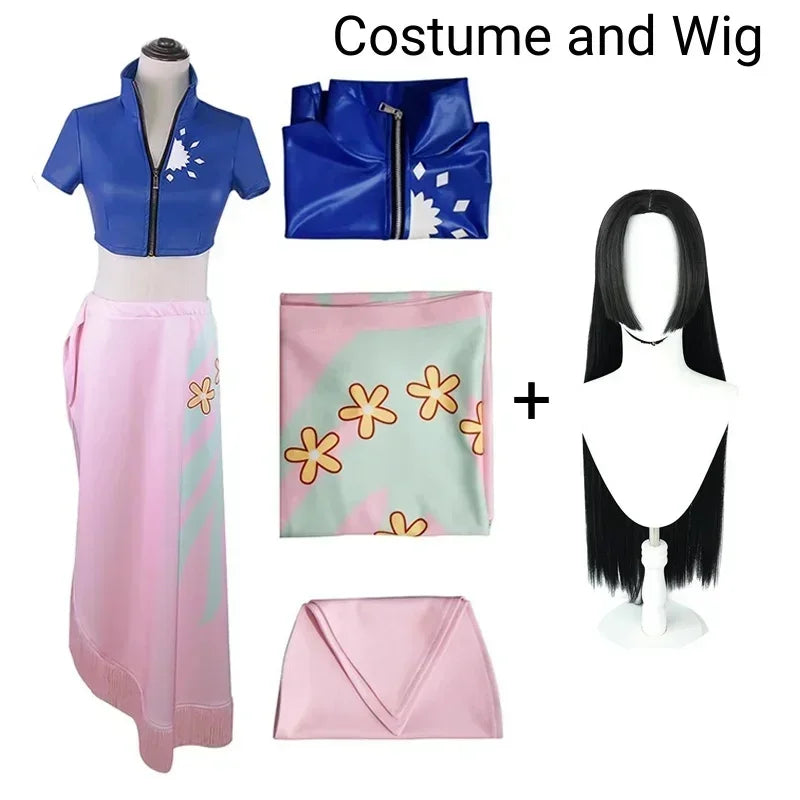 Nico Robin Cosplay Costume (2026) – Anime Dress Outfit Full Set for Girls (Halloween/Carnival Party Costume)