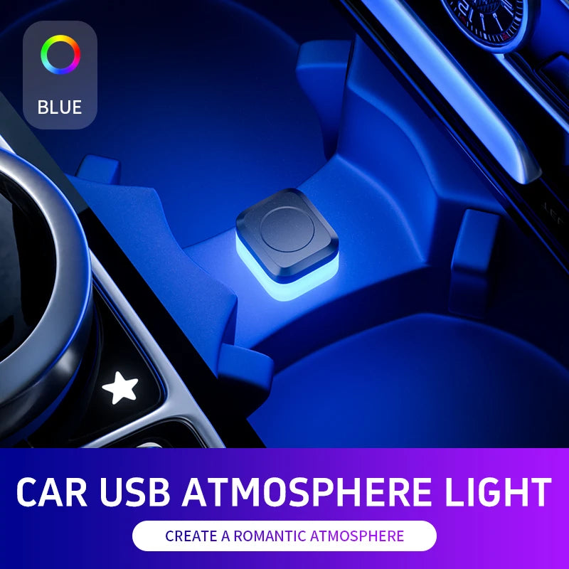 Universal USB LED Car Interior Ambient Light – Plug & Play Mood Lamp for Reading & Interior Décor