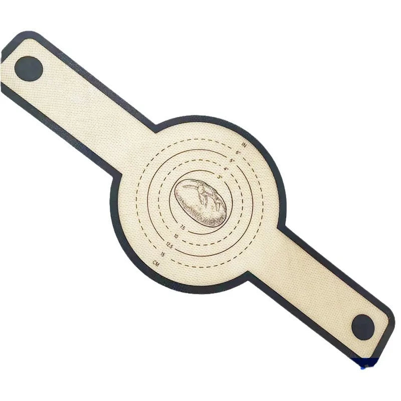 Silicone Bread Sling Mat for Dutch Oven – Reusable Non-Stick Sourdough Baking Sling with Long Handles, Easy-Clean Bread Transfer Liner