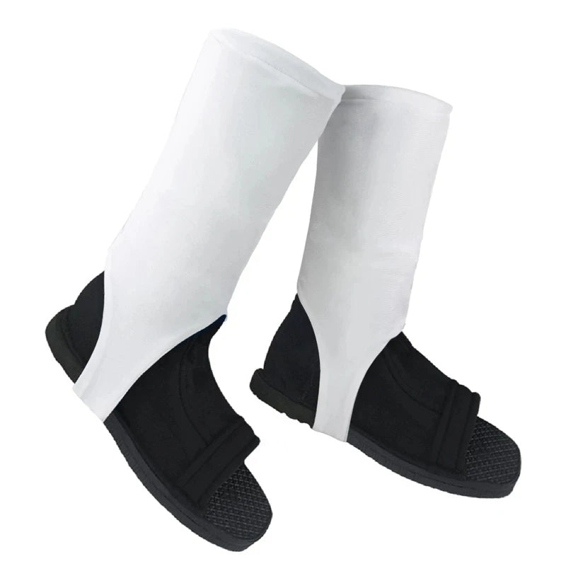 Anime Cosplay Shoes – Unisex Footwear | Black / Blue / White Soft Cotton Boots & Sandals (Halloween / Christmas / Party Costume)
