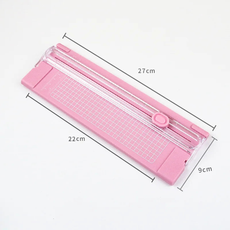 Guillotina de papel A4 Mini – Cortador de papel de precisión para papel de manualidades, tarjetas, fotos, álbumes de recortes y proyectos de oficina en casa