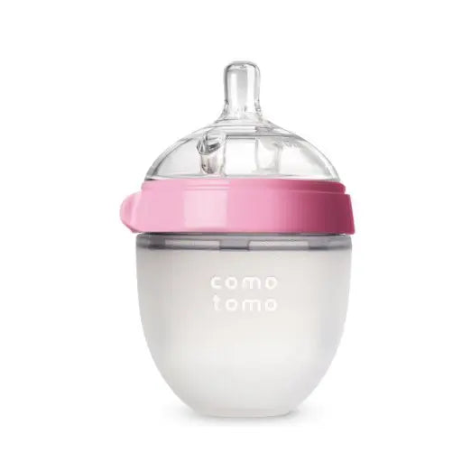 Paquete de 2 Biberones de Silicona sin BPA de 5oz y 8oz para Recién Nacidos y Bebés