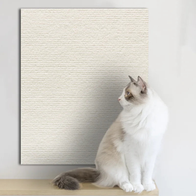 Tapis auto-adhésif à griffer pour chats – Protection de tapis DIY prédécoupable pour murs, coins et meubles