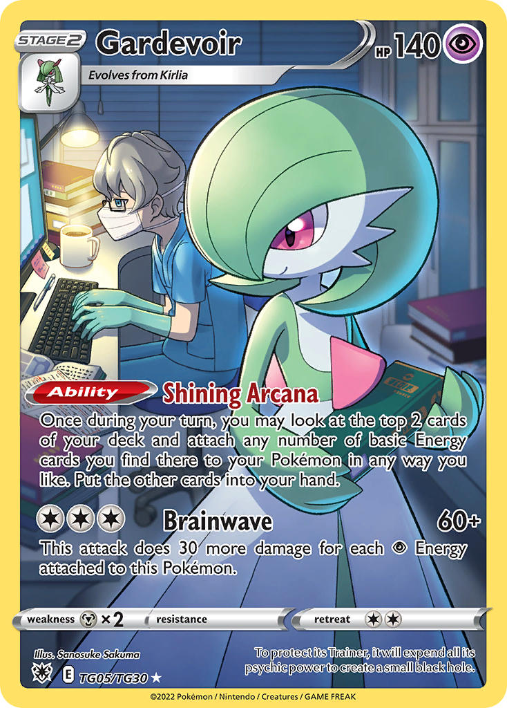 Gardevoir #TG05/TG30 Resplandor Astral 2022 Casi Nuevo