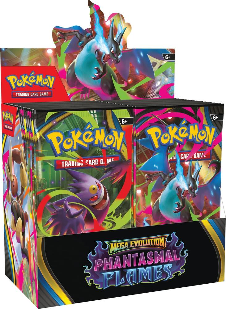 Phantasmal Flames Booster Box 2025 Mega Evolution TCG