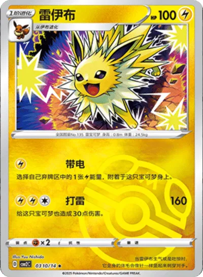 Jolteon (Patrón Master Ball) (CN) 0310/14 - NM