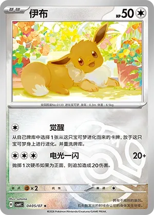 Eevee (Master Ball Pattern) CN 0405/07 - NM