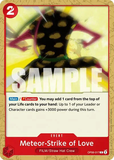 Frappe Météore de l'Amour OP06-017 - NM