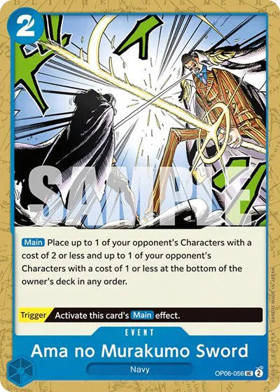 Ama no Murakumo Sword OP06-056 - NM