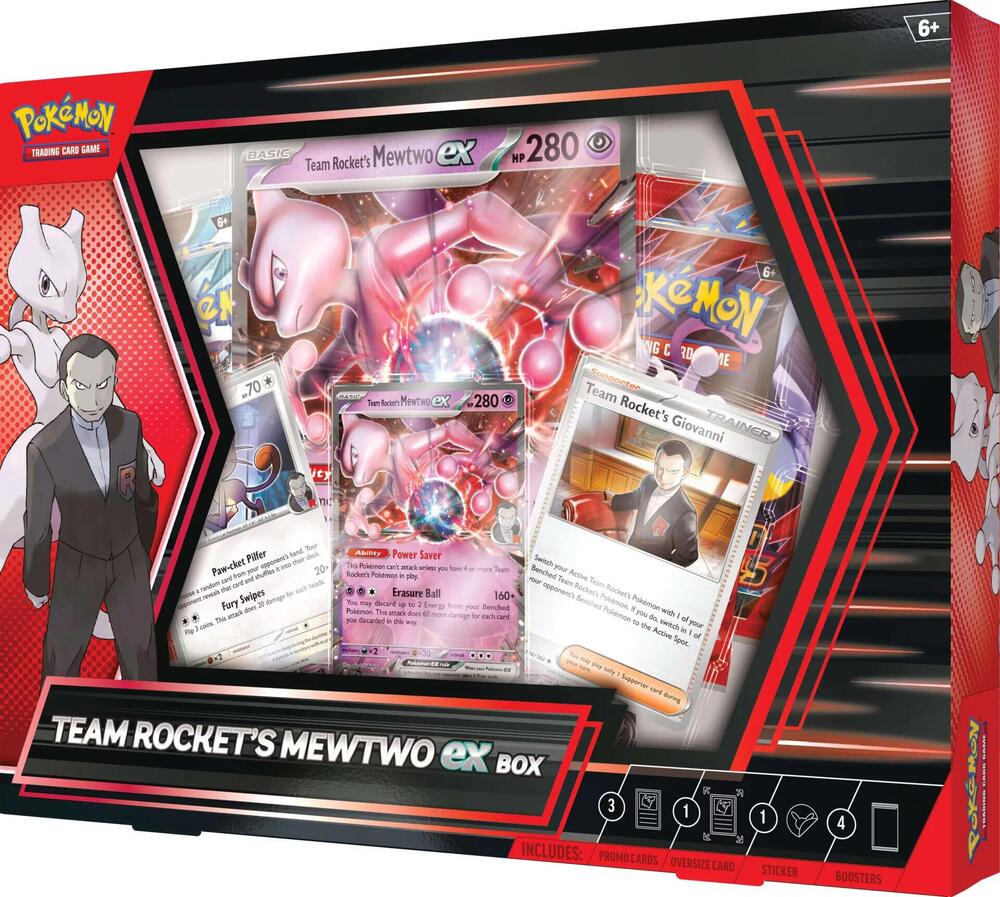 Team Rocket's Mewtwo ex Box Scarlet & Violet TCG
