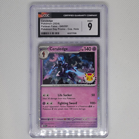 Ceruledge #040/091 Día de Pokémon 2024 CGC 9