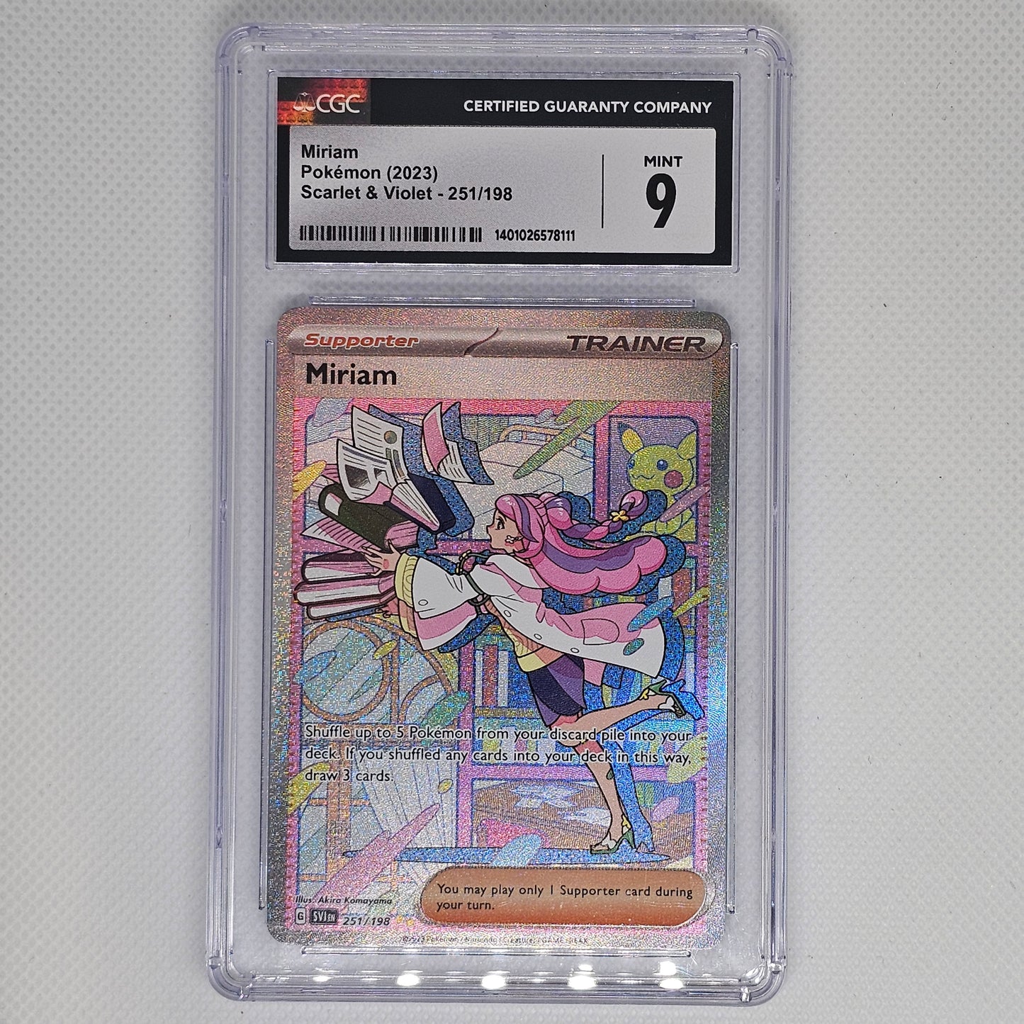 Miriam #251/198 Scarlet and Violet 2023 CGC 9