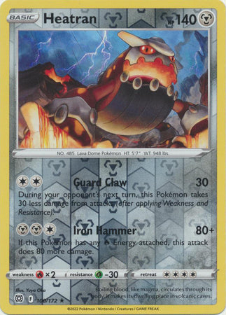 Heatran #100/172 Brilliant Stars 2022 Casi Nuevo
