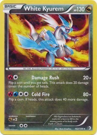Kyurem Blanc 2012 Frontières Franchies Frontières Franchies #102/149 Quasi neuf