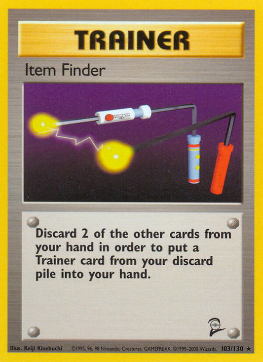 Item Finder 2000 Base Set 2 #103/130 Carta Coleccionable Casi Nueva