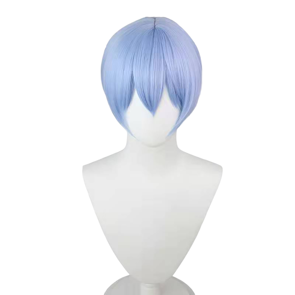 Asuka Langley Soryu Cosplay Costume Set – Wig & Hair Clips (Anime Character Accessories for Women/Girls, Halloween Party Outfit)