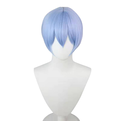 Asuka Langley Soryu Cosplay Costume Set – Wig & Hair Clips (Anime Character Accessories for Women/Girls, Halloween Party Outfit)