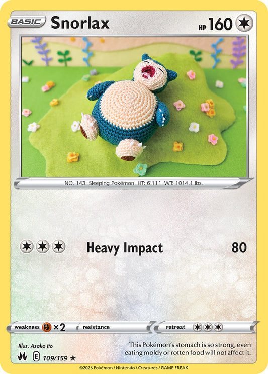 Snorlax 2023 Cenit Supremo Cenit Supremo #109/159 Casi Nuevo