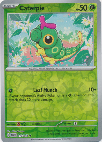 Caterpie 2023 151 151 #010/165 Near Mint