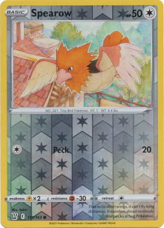 Spearow #111/163 Estilos de Combate 2021 Casi Nuevo