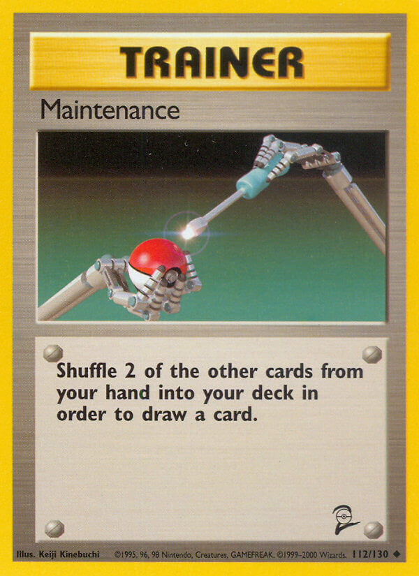Maintenance 2000 Base Set 2 #112/130 Trading Card Near Mint