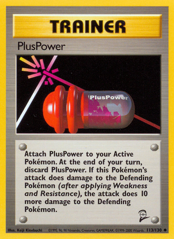 PlusPower 2000 Base Set 2 #113/130 Trading Card Lightly Played