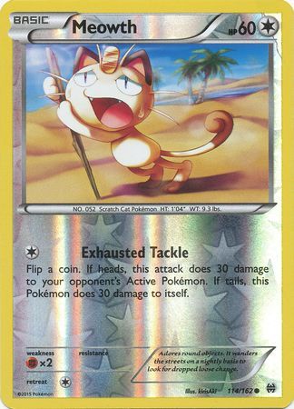 Meowth 2015 BREAKthrough BREAKthrough #114/162 Casi Nuevo