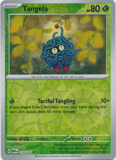 Tangela 2023 151 151 #114/165 Casi Nueva