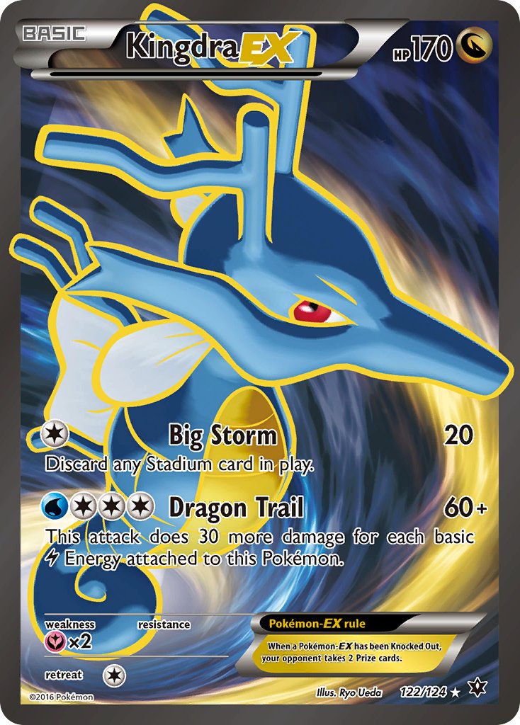 Kingdra EX 2016 Destinos Enfrentados Destinos Enfrentados #122/124 Casi Nuevo