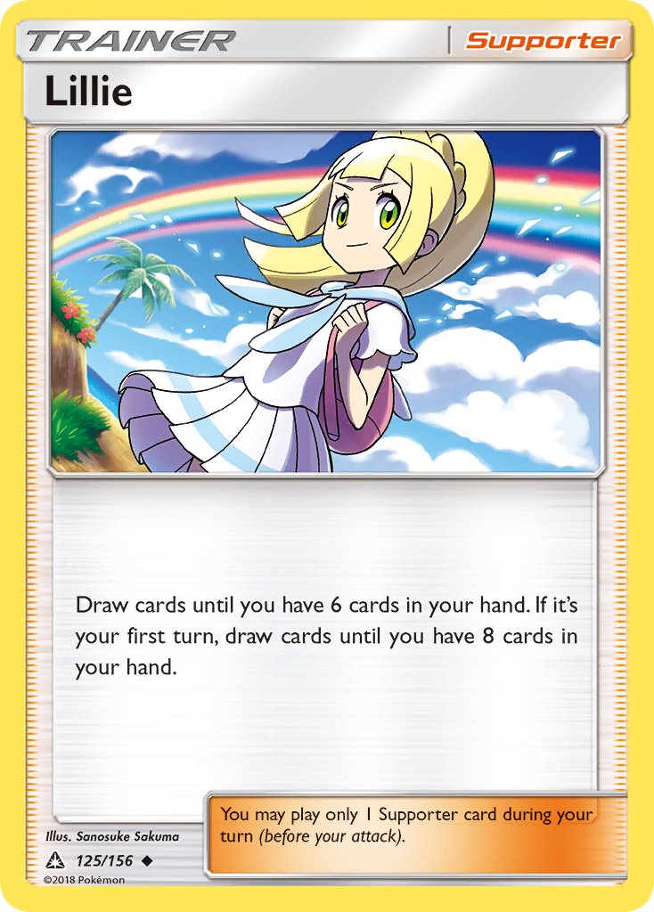 Lillie #125/156 Ultra Prism 2018 Near Mint