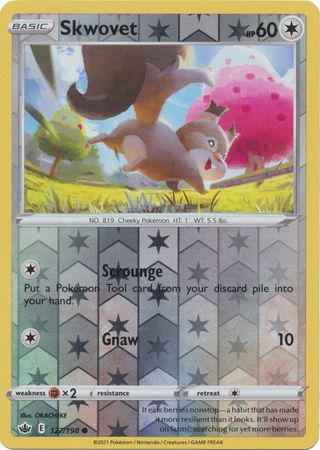 Skwovet #127/198 Règne de Glace 2021 État Proche du Neuf