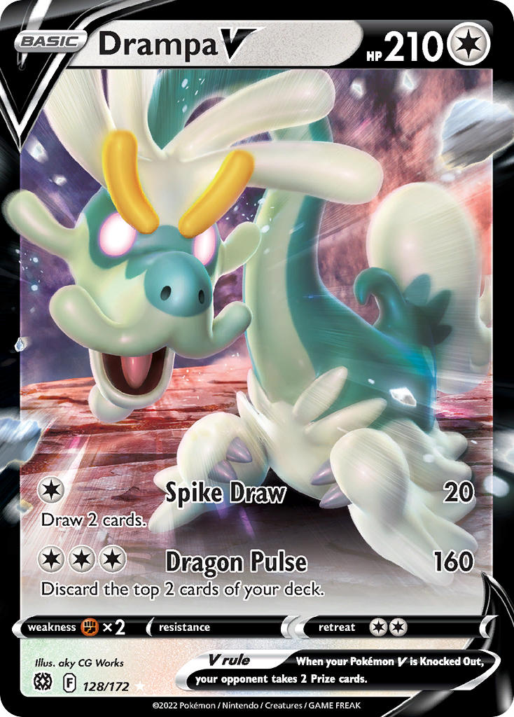 Drampa V #128/172 Brilliant Stars 2022 Near Mint