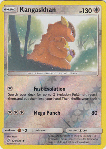 Kangaskhan 2019 Team Up Team Up #128/181 Casi Nuevo