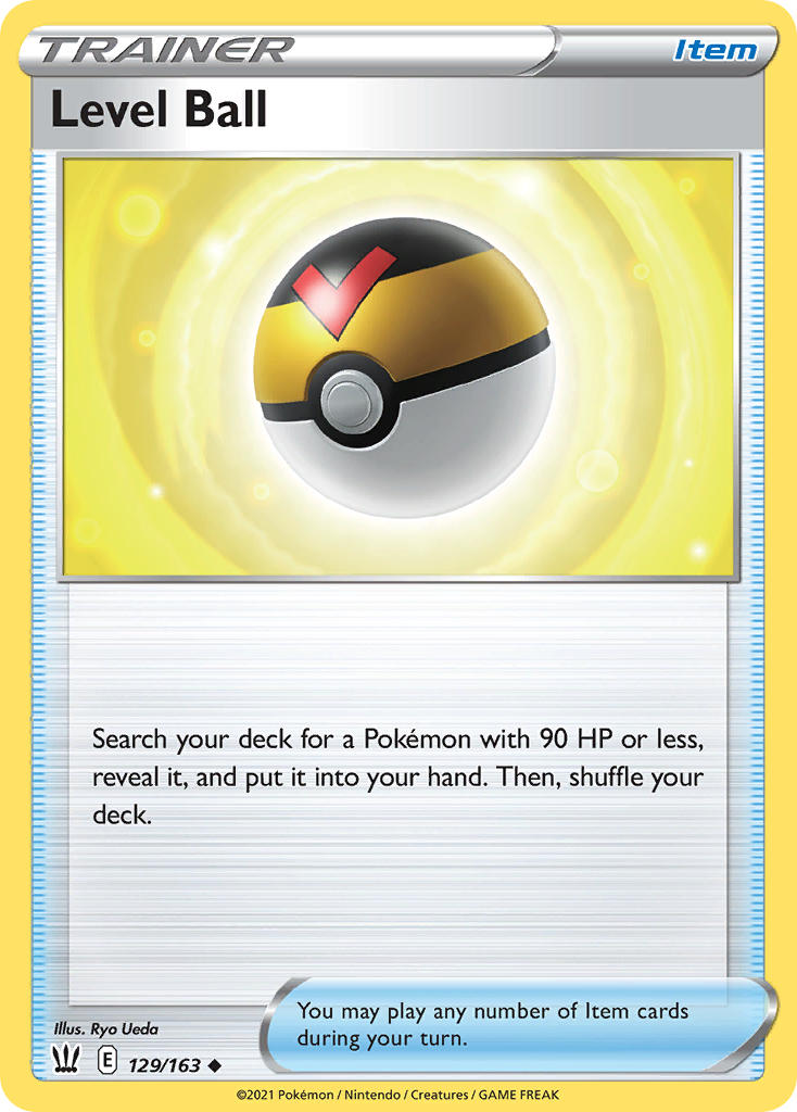 Level Ball #129/163 Battle Styles 2021 Near Mint