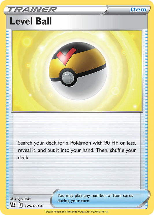 Level Ball #129/163 Battle Styles 2021 Near Mint