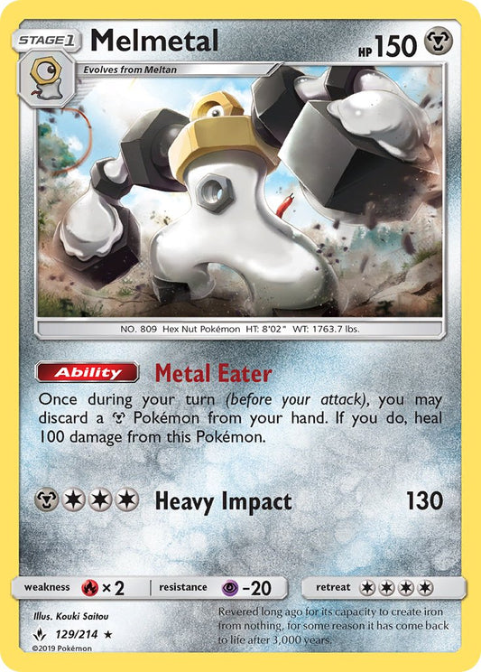 Melmetal 2019 Alliance Infaillible Alliance Infaillible #129/214 Quasi Neuf