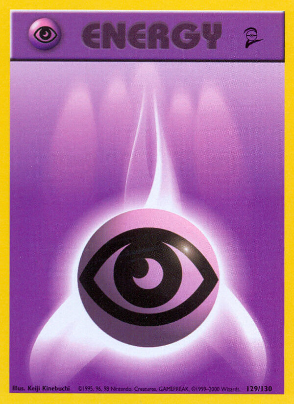 Psychic Energy 2000 Base Set 2 #129/130 Trading Card Moderately Played