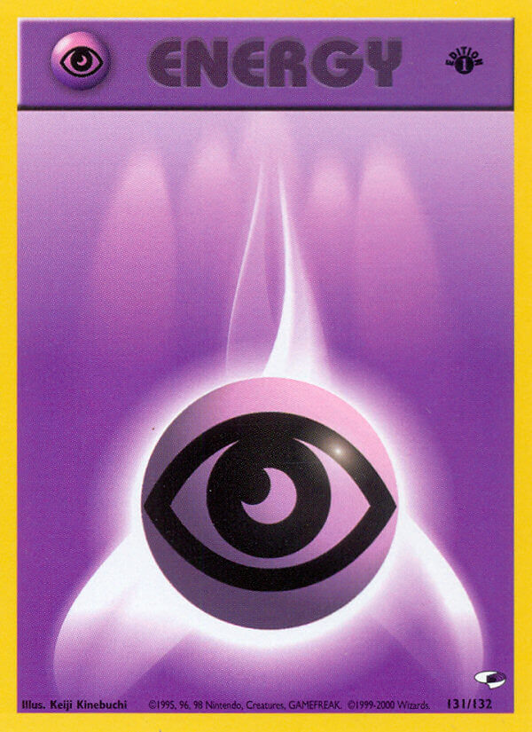 Psychic Energy 2000 Gym Heroes 1st Edition #131/132 Trading Card Near Mint