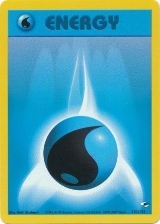 Water Energy 2000 Gym Heroes Unlimited #132/132 Trading Card Near Mint