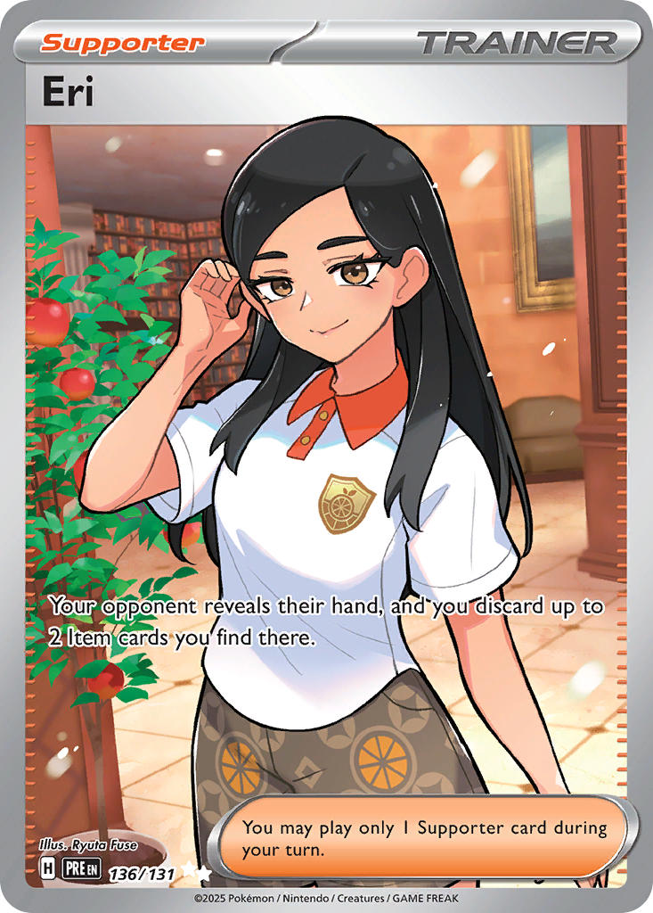 Eri #136/131 Prismatic Evolutions 2025 Near Mint