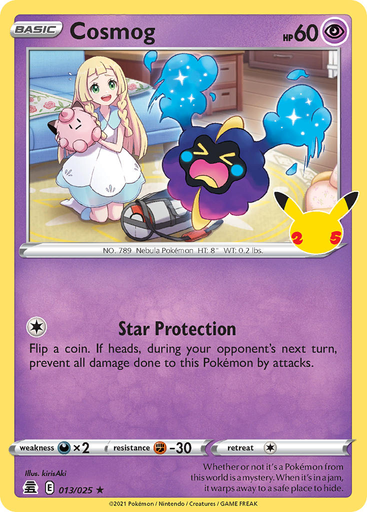 Cosmog 2021 Celebrations Celebrations #013/025 Near Mint