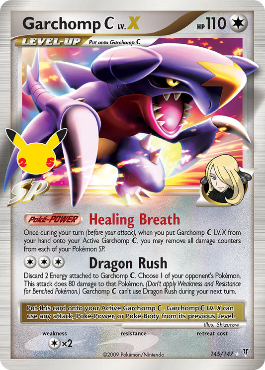 Garchomp C LV.X 2021 Celebrations Celebrations #145/147 Casi Nuevo