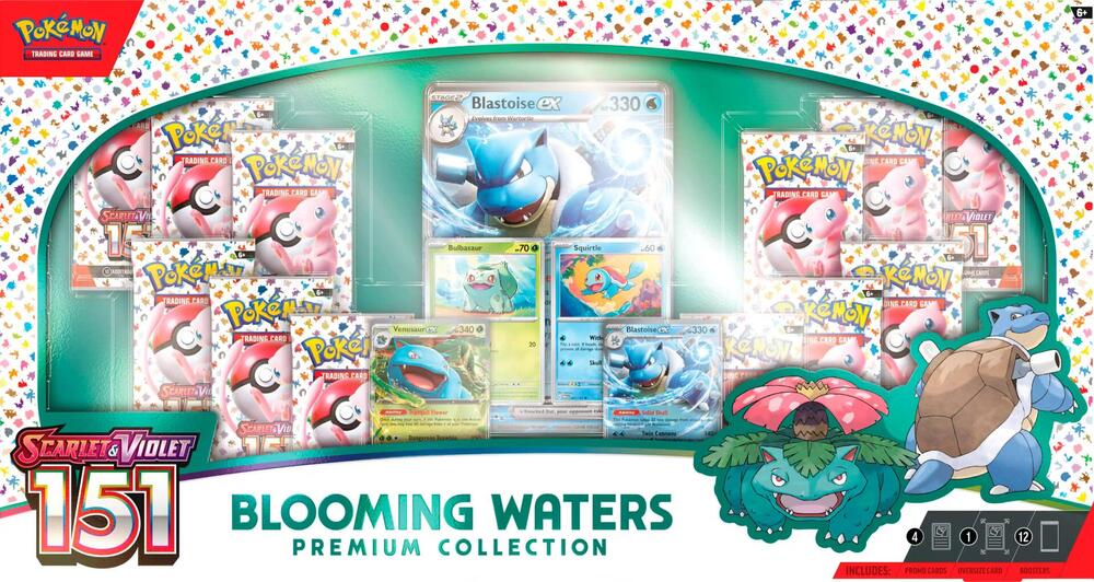 151 Blooming Waters Premium Collection # Scarlet & Violet TCG Merchandise