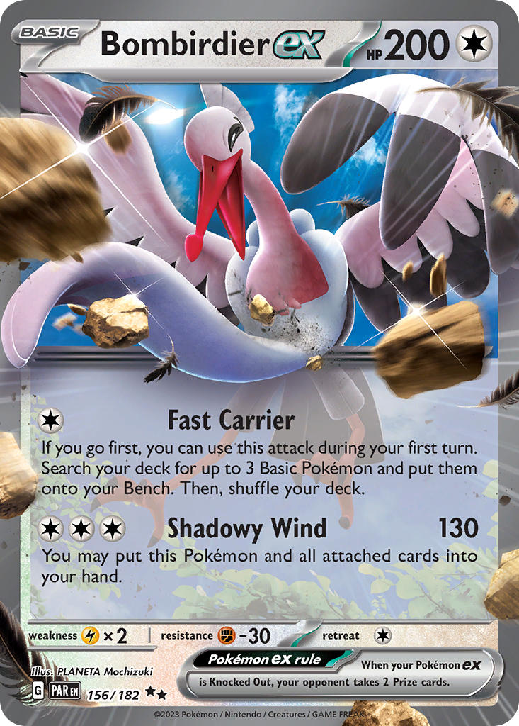 Bombirdier ex #156/182 Paradox Rift 2023 Near Mint