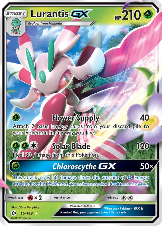 Lurantis GX #15/149 Soleil et Lune 2017 Quasi neuf