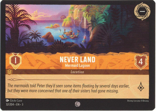 Nunca Jamás - Laguna de las Sirenas #32 Lorcana Into the Inklands - NM
